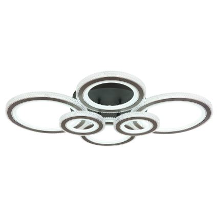 Globo - Lámpara de techo LED regulable LED/60W/230V 2700-6000K 56x78 cm antracita + mando a distancia