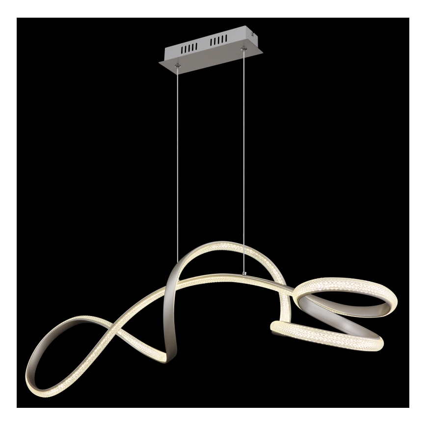 Globo - Lámpara LED colgante LED/40W/230V cromo mate