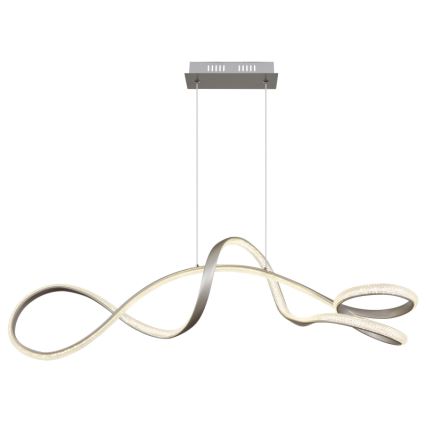 Globo - Lámpara LED colgante LED/40W/230V cromo mate