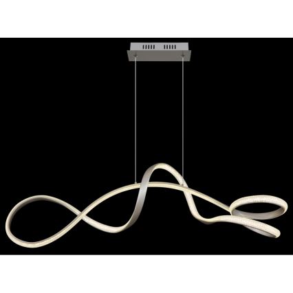 Globo - Lámpara LED colgante LED/40W/230V cromo mate