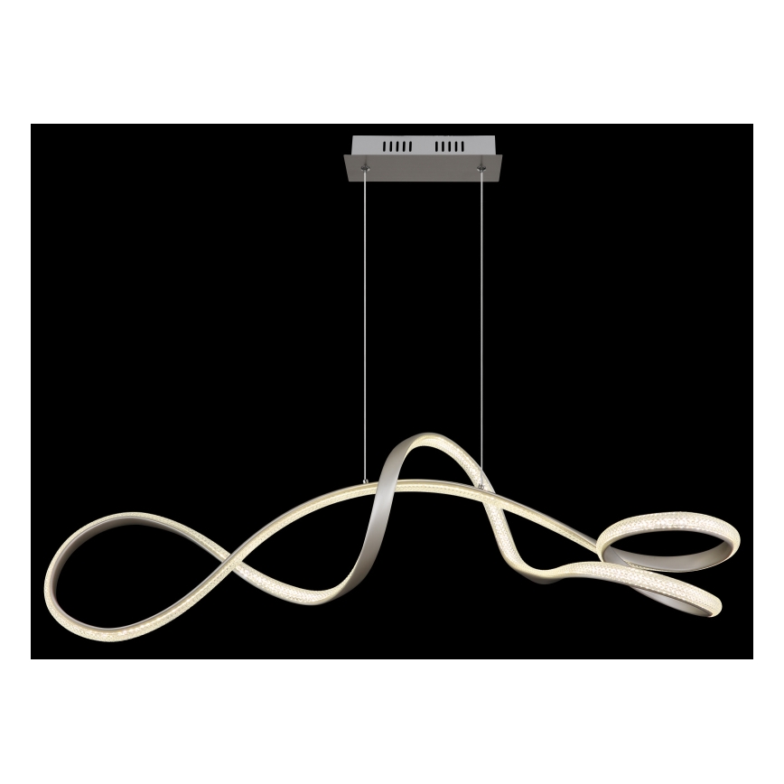 Globo - Lámpara LED colgante LED/40W/230V cromo mate