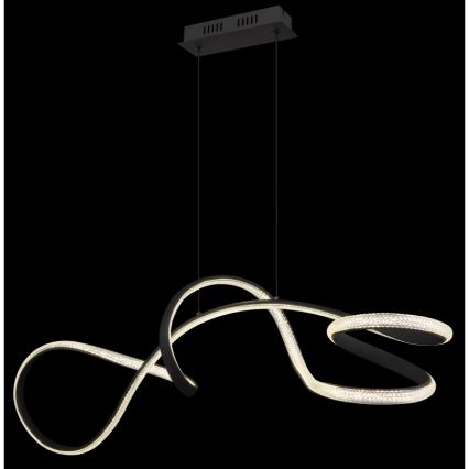 Globo - Lámpara LED colgante LED/40W/230V negro