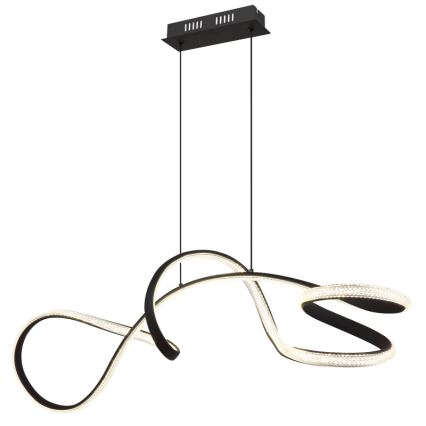 Globo - Lámpara LED colgante LED/40W/230V negro