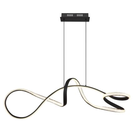 Globo - Lámpara LED colgante LED/40W/230V negro