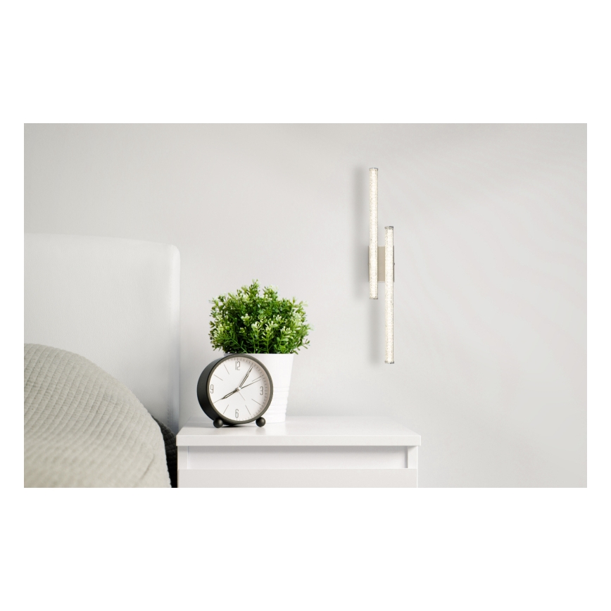 Globo - Plafón LED LED/12W/230V 4000K cromo mate