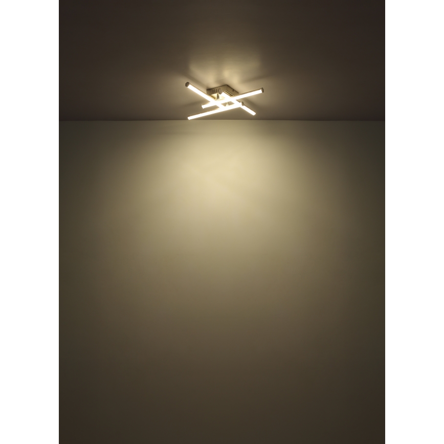 Globo - Plafón LED LED/24W/230V 4000K cromo mate