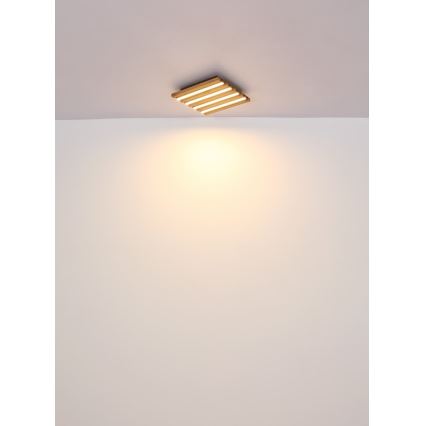 Globo - Plafón LED LED/30W/230V 3000K 45x45 cm madera