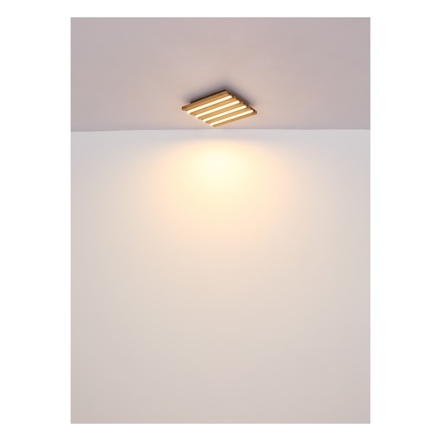 Globo - Plafón LED LED/30W/230V 3000K 45x45 cm madera