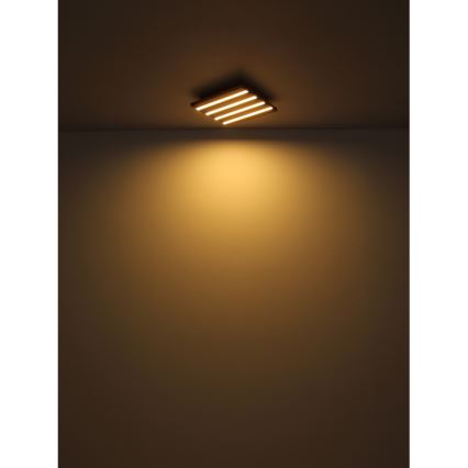 Globo - Plafón LED LED/30W/230V 3000K 80x20 cm madera
