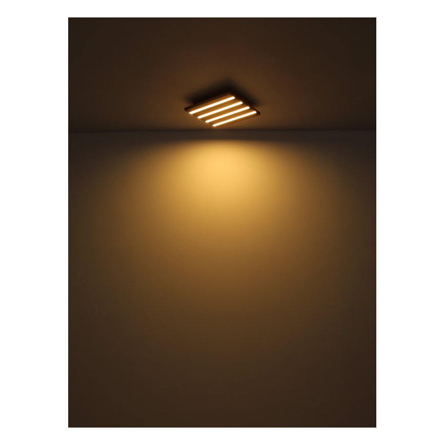 Globo - Plafón LED LED/30W/230V 3000K 80x20 cm madera
