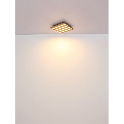 Globo - Plafón LED LED/30W/230V 3000K 80x20 cm madera