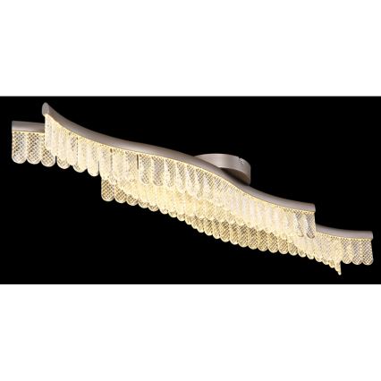 Globo - Plafón LED LED/35W/230V 3200K 18x108 cm cromo mate