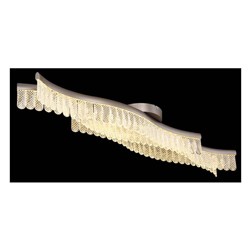 Globo - Plafón LED LED/35W/230V 3200K 18x108 cm cromo mate