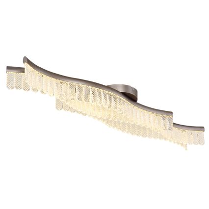 Globo - Plafón LED LED/35W/230V 3200K 18x108 cm cromo mate