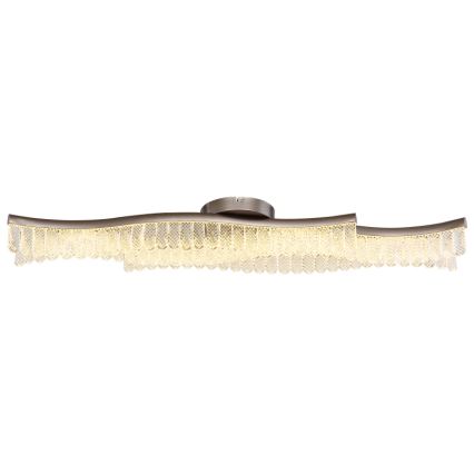 Globo - Plafón LED LED/35W/230V 3200K 18x108 cm cromo mate