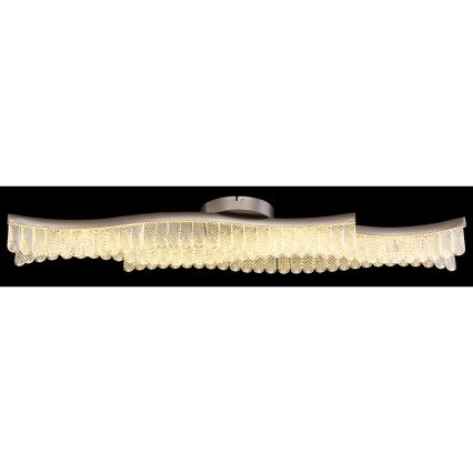 Globo - Plafón LED LED/35W/230V 3200K 18x108 cm cromo mate
