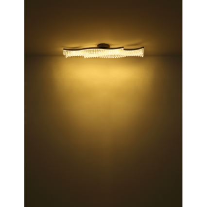 Globo - Plafón LED LED/35W/230V 3200K 18x108 cm cromo mate