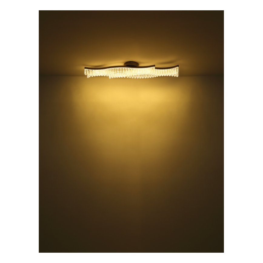 Globo - Plafón LED LED/35W/230V 3200K 18x108 cm cromo mate