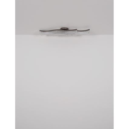 Globo - Plafón LED LED/35W/230V 3200K 18x108 cm cromo mate
