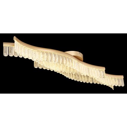 Globo - Plafón LED LED/35W/230V 3200K 18x108 cm dorado