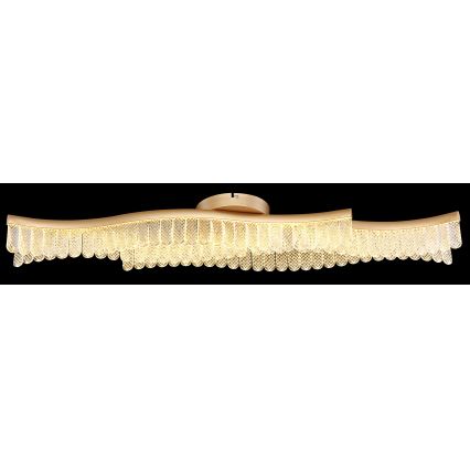 Globo - Plafón LED LED/35W/230V 3200K 18x108 cm dorado