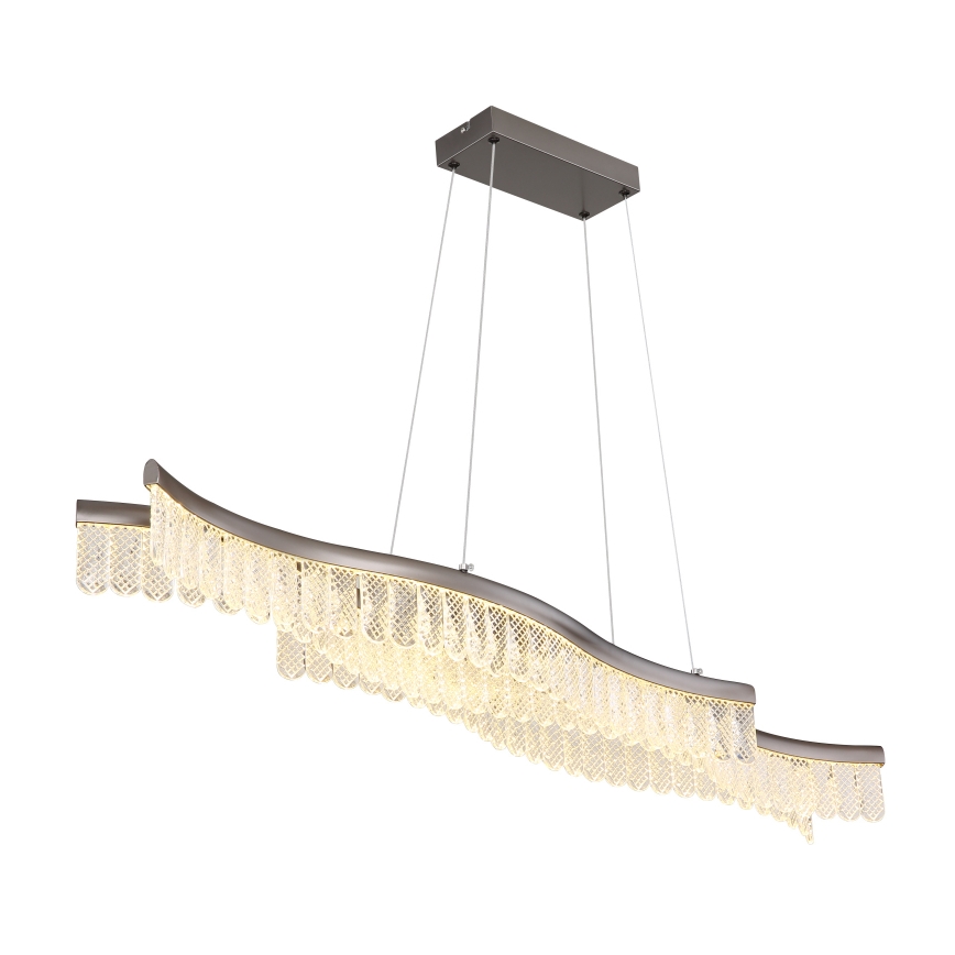 Globo - Lámpara LED colgante LED/35W/230V 3200K cromo mate