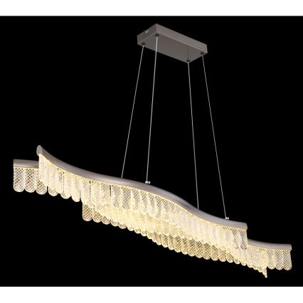 Globo - Lámpara LED colgante LED/35W/230V 3200K cromo mate