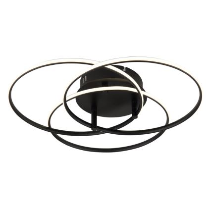 Globo - Plafón LED LED/40W/230V 4000K diá. 45,6 cm negro