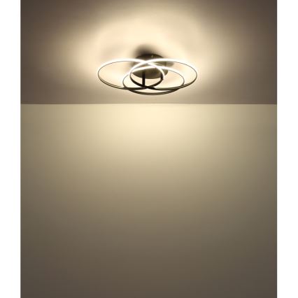 Globo - Plafón LED LED/40W/230V 4000K diá. 45,6 cm negro