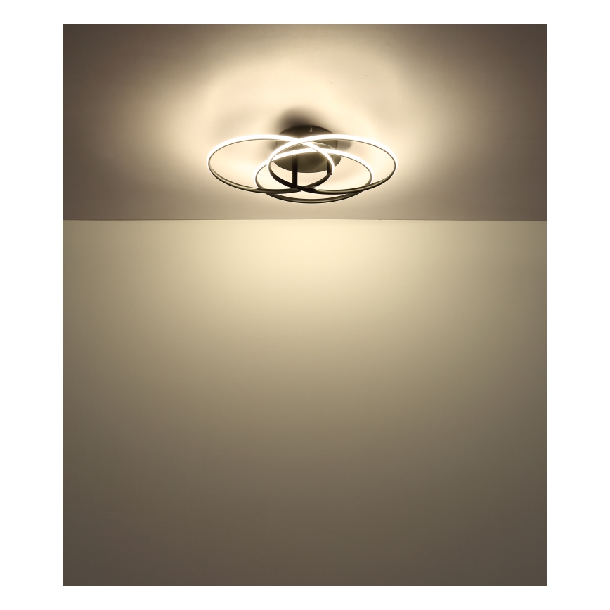 Globo - Plafón LED LED/40W/230V 4000K diá. 45,6 cm negro