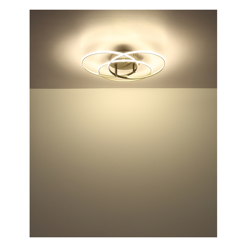 Globo - Plafón LED LED/40W/230V 4000K diá. 45,6 cm cromo mate
