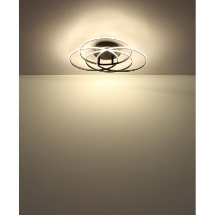 Globo - Plafón LED LED/55W/230V 4000K diá. 51,5 cm negro