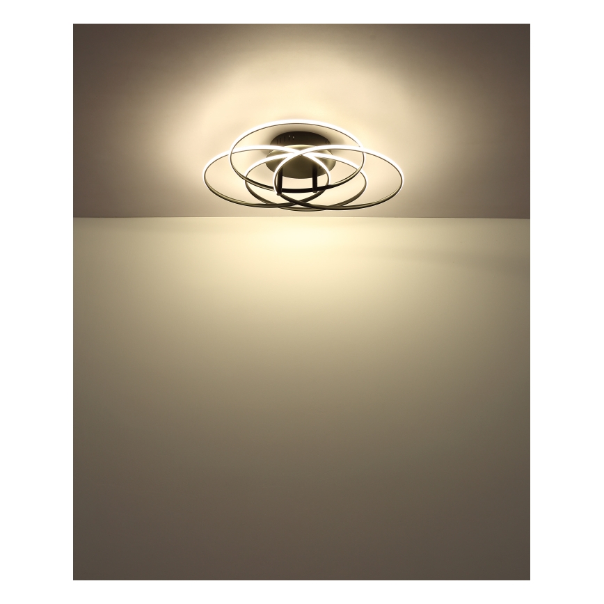 Globo - Plafón LED LED/55W/230V 4000K diá. 51,5 cm negro