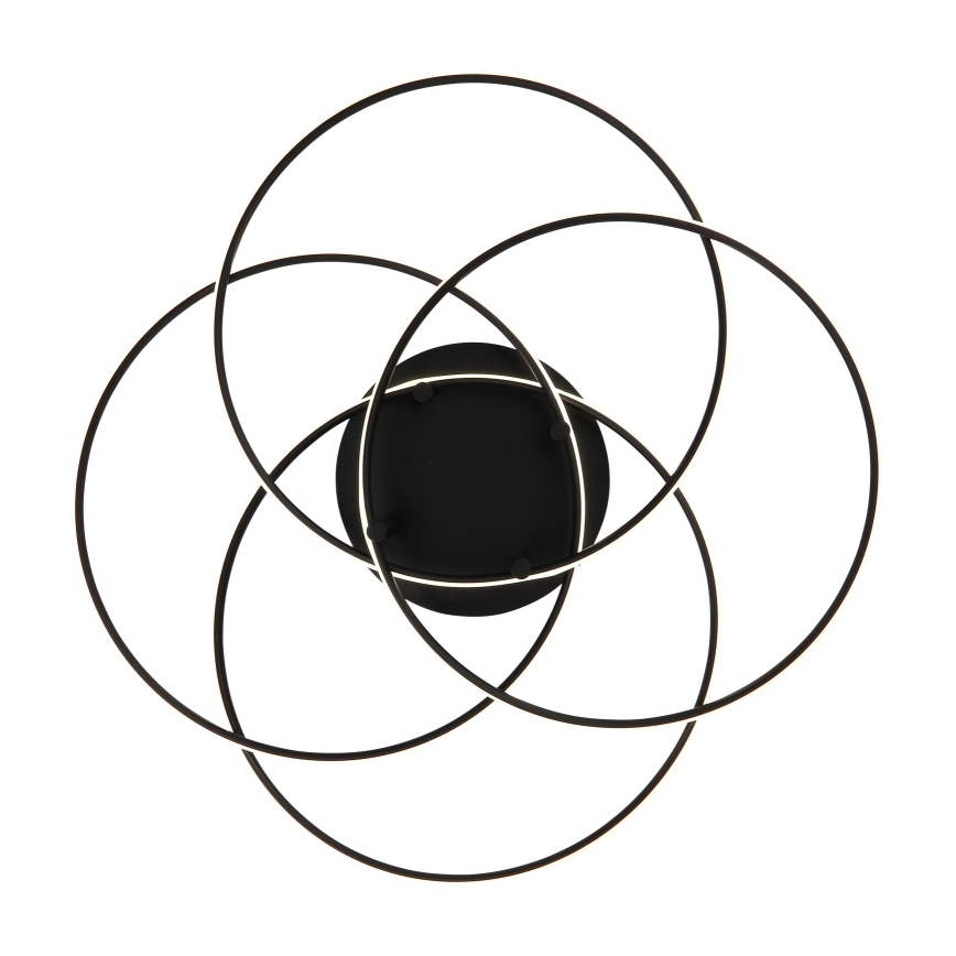 Globo - Plafón LED LED/55W/230V 4000K diá. 51,5 cm negro