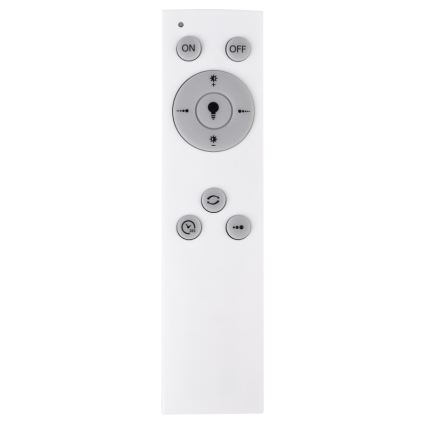 Globo - Lámpara de techo LED regulable LED/40W/230V 2700-6500K 32,5x87,5 cm negra + mando a distancia