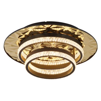Globo - Plafón LED LED/24W/230V 3000K 40x50,5 cm negro/dorado