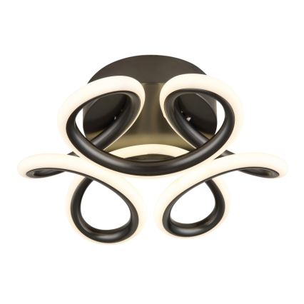 Globo - Lámpara de techo LED LED/24W/230V 2700/4000/6000K Ø 26 cm negra