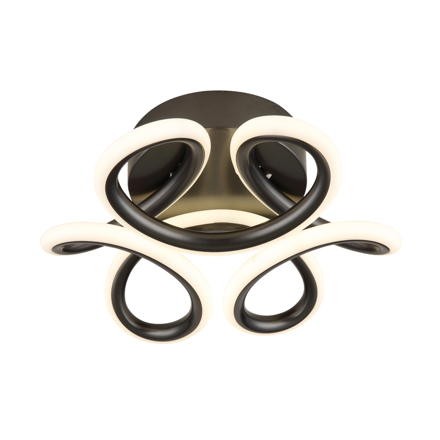 Globo - Lámpara de techo LED LED/24W/230V 2700/4000/6000K Ø 26 cm negra