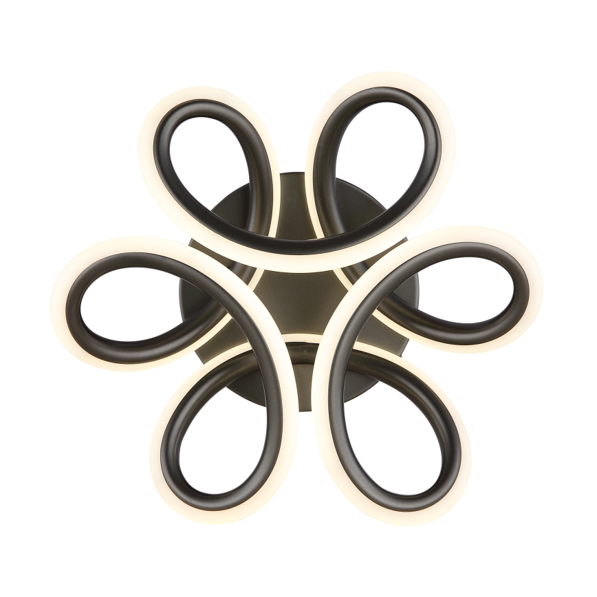 Globo - Lámpara de techo LED LED/24W/230V 2700/4000/6000K Ø 26 cm negra