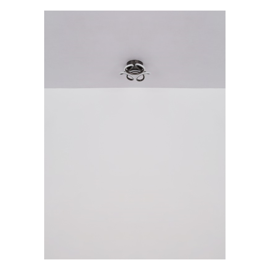 Globo - Plafón LED LED/24W/230V 2700/4000/6000K diá. 26 cm negro