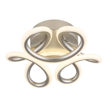 Globo - Lámpara de techo LED LED/24W/230V 2700/4000/6000K diámetro 26 cm cromo mate