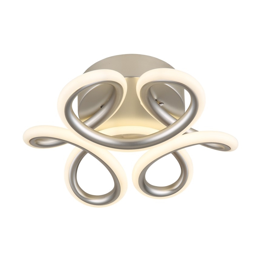 Globo - Lámpara de techo LED LED/24W/230V 2700/4000/6000K diámetro 26 cm cromo mate