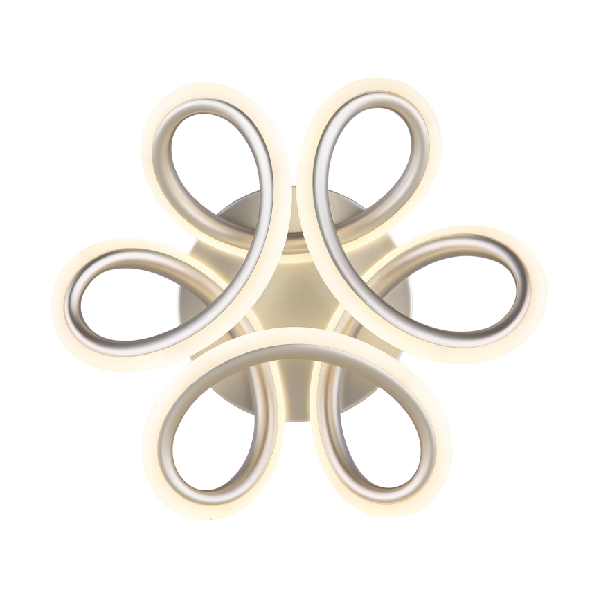 Globo - Lámpara de techo LED LED/24W/230V 2700/4000/6000K diámetro 26 cm cromo mate