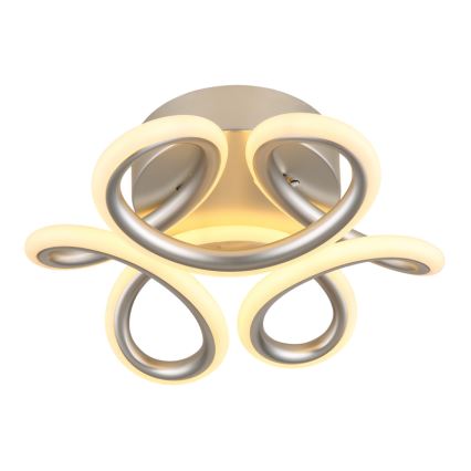 Globo - Lámpara de techo LED LED/24W/230V 2700/4000/6000K diámetro 26 cm cromo mate