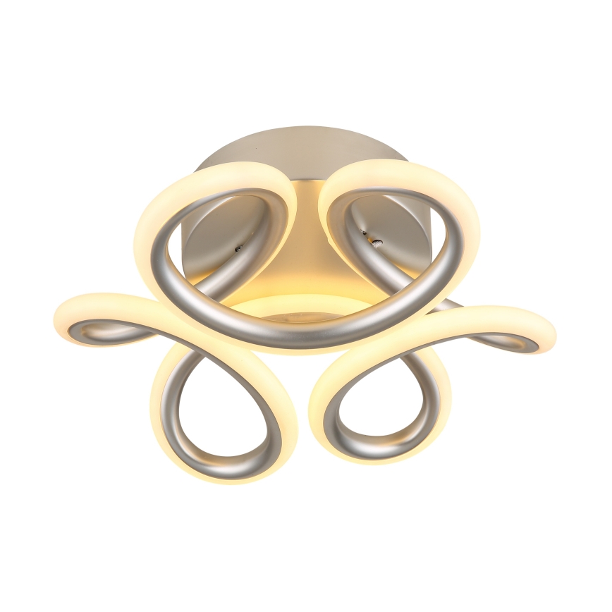 Globo - Lámpara de techo LED LED/24W/230V 2700/4000/6000K diámetro 26 cm cromo mate