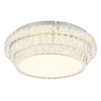 Globo - Lámpara de techo LED regulable LED/48W/230V 2700-6000K diámetro 50 cm blanca + mando a distancia