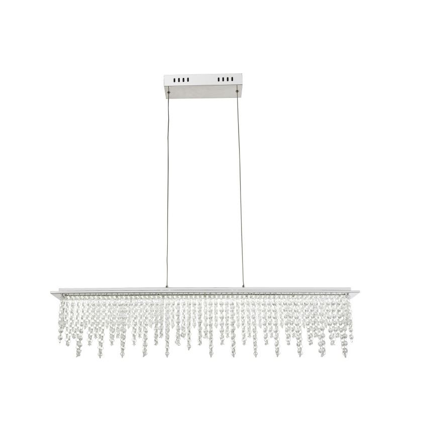 Globo - Lámpara de araña de cristal LED regulable en cadena LED/24W/230V 3000-6000K + mando a distancia