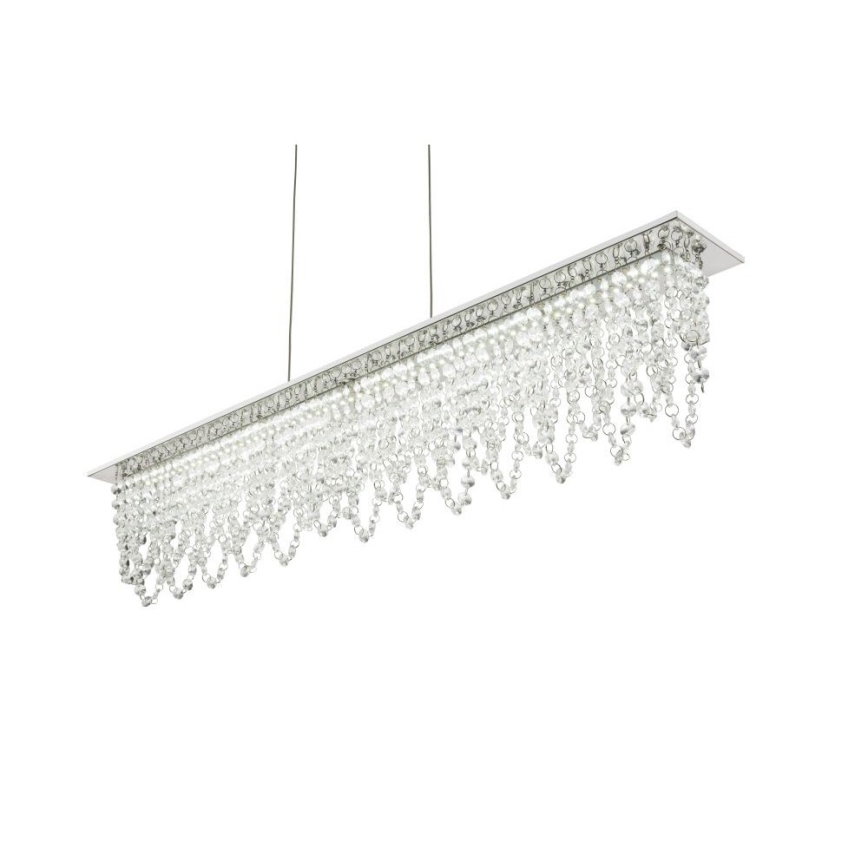 Globo - Lámpara de araña de cristal LED regulable en cadena LED/24W/230V 3000-6000K + mando a distancia