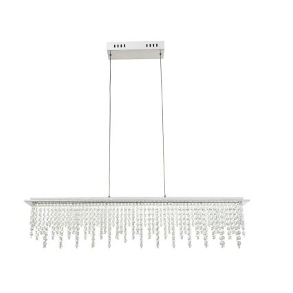 Globo - Lámpara de araña de cristal LED regulable en cadena LED/24W/230V 3000-6000K + mando a distancia