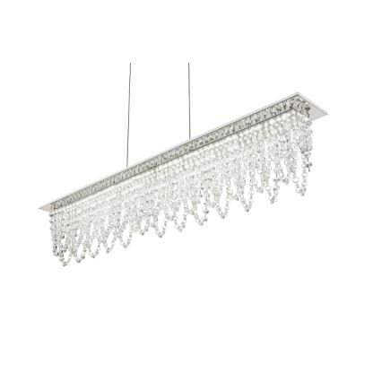 Globo - Lámpara de araña de cristal LED regulable en cadena LED/24W/230V 3000-6000K + mando a distancia